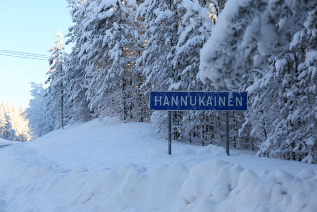 Hannukainen Mining - kyltti