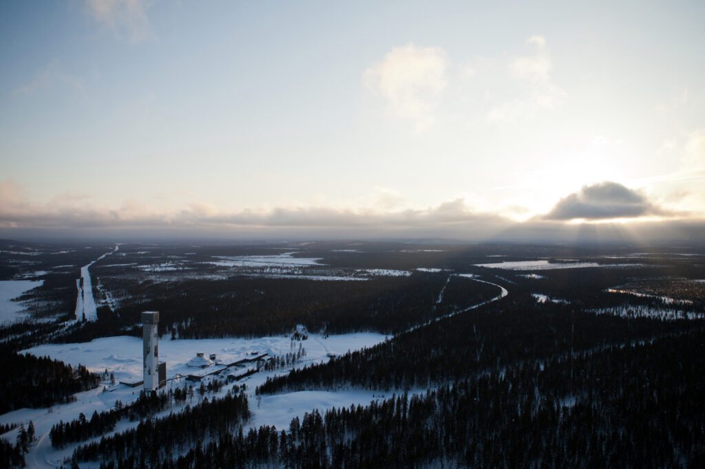 Hannukainen Mining - talvimaisema