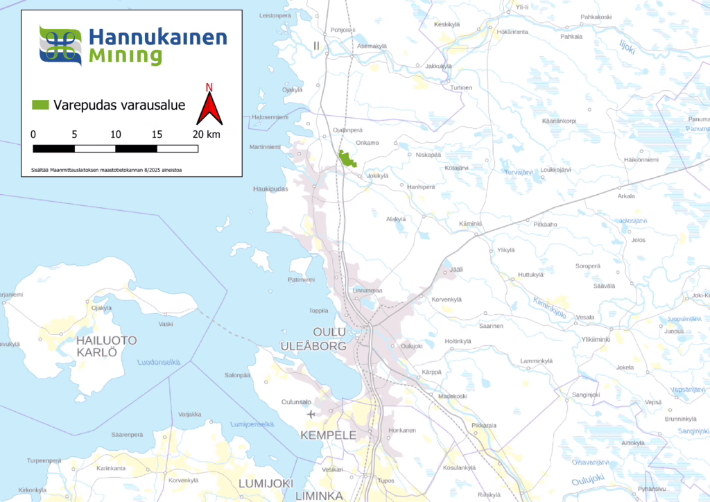 Varaus Varepudas-alueella